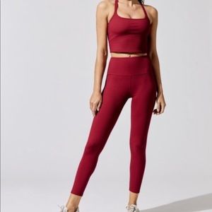 Carbon 38 ribbed workout set